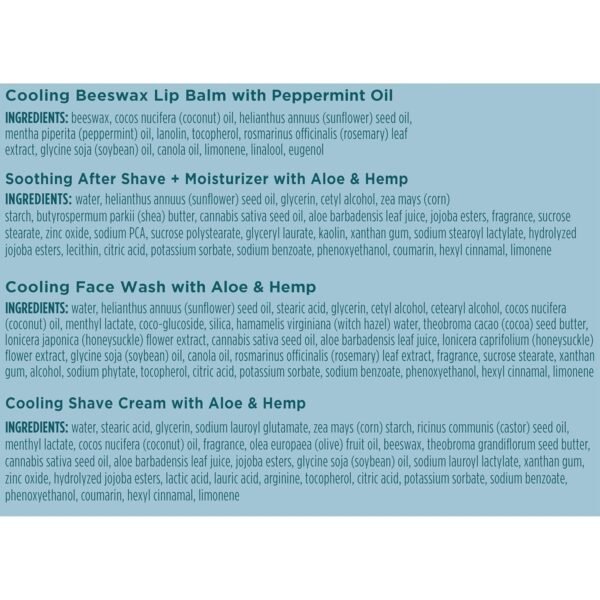 81uq6UlfdML._SL1500_.jpg Burt's Bees Gifts Ideas - Grooming Essentials Kit, 4 Products for Men - Cooling Face Wash, Shave Cream, Soothing Moisturizer After Shave & Original Beeswax Lip Balm