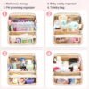 81v0EIJ9WbL._AC_SL1500_.jpg Makeup Bag, Large Capacity with Room for Brushes and Mirror, Travel Makeup Organizer, Portable Standing Make Up Case, Waterproof Cosmetic Toiletry Bags with Handle, Color Black