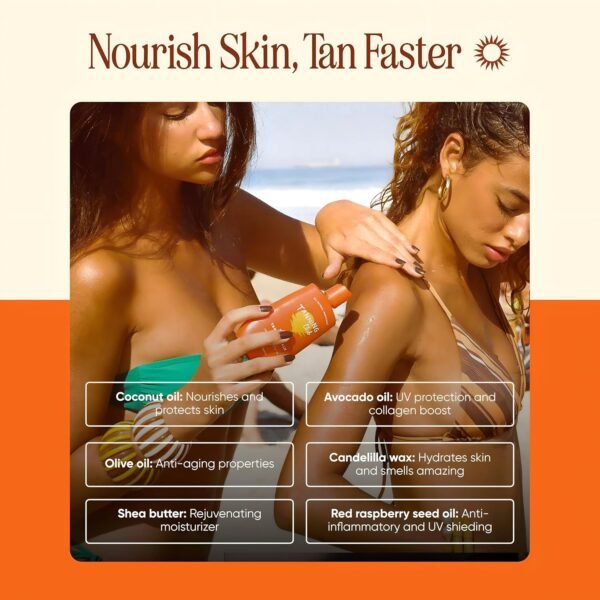 81v3cDj-4LL._SL1500_.jpg Royal Tanning Balm - Hydrating Gel with Jojoba and Coconut Oil - Botanical Outdoor Sunscreen - 150 ml