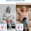 Wireless Red Light Therapy for Knee Pain Relief – 660nm Red & 880nm Infrared Heating Pad for Arthritis, Joint & Muscle Pain – Adjustable Fit, Ideal for Seniors & Home Use