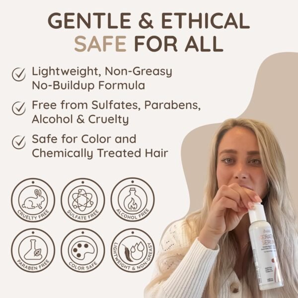 VITAMINS hair cosmetics Keratin Protein Hair Serum - Anti Frizz Control Hair Oil Repair Treatment - Gloss Shine & Heat Protectant for Frizzy Dry Damaged Locks