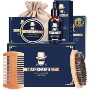 81xmyLQi3pL._SL1500_.jpg Gifts for Men, Beard Kit for Men's Daily Grooming, Moisturize & Soften Coarse, Dry Facial Hair, Anniversary & Wedding & Birthday Gifts for Him Boyfriend Husband Dad Brother Adult Son Male Friend