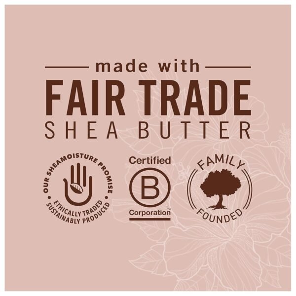 SheaMoisture Fair Trade Sulfate Free Coconut Hibiscus Curl & Style Milk with Silk Protein & Neem Oil For Thick, Defined, Curly Hair 8 oz