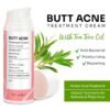81xwR3qCLBL._SL1500_.jpg Butt Acne Clearing Treatment Cream: Body Acne Treatment Lotion for Folliculitis and Pimples on Back, Buttocks, Thighs With 2% Salicylic Acid & Tea Tree Oil - Butt Cream for Smooth Skin