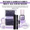 81yGNoBsU8L._SL1500_.jpg Lash Cluster Glue Eyelash Black Sensitive Fast Drying Waterproof Lashes-Glue Individual Long Lasting DIY Lashes Extension Strong Hold-for Using at Home(5ML)