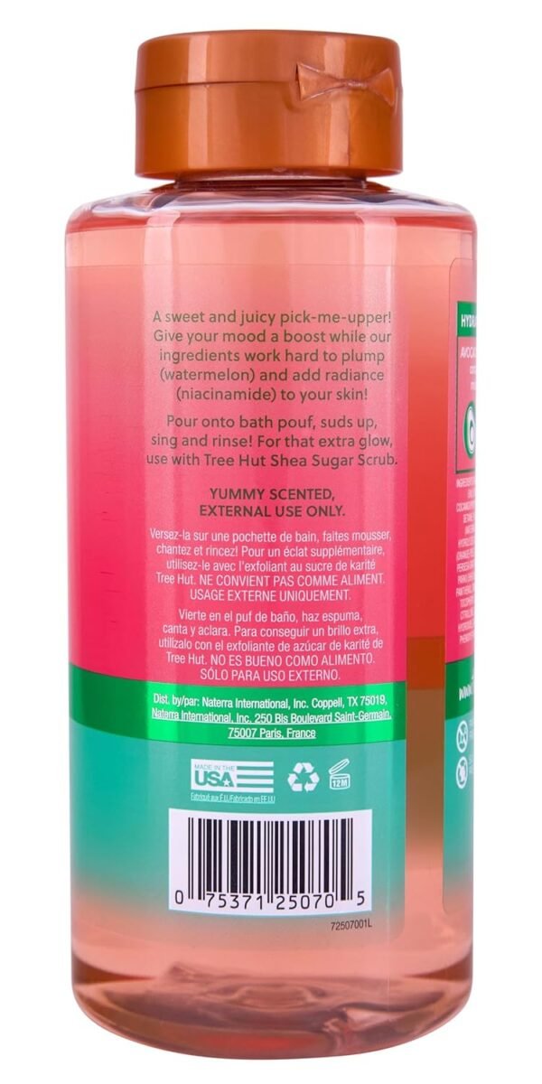 Tree Hut Watermelon Nourishing, Moisturizing & Hydrating Foaming Gel Wash, 18 oz.