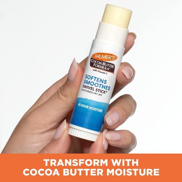 81yh8sMTSgL._SL1500_.jpg Palmer's Cocoa Butter Formula Moisturizing Swivel Stick with Vitamin E, Lip Balm for Beach Bag, Face & Body Moisturizer Stick, Ideal for Treating Dry Skin Patches (Pack of 3)