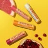 Burt's Bees Lip Balm - Pink Grapefruit, Mango, Coconut & Pear, and Pomegranate Pack, Lip Moisturizer With Beeswax, Tint-Free, Natural Origin Conditioning Treatment, 4 Tubes, 0.15 oz.