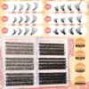 Calphidar Eyelash Clusters 30D+40D+50D+60D+80D+100D Lash Clusters Wispy Individual Lashes 476PCS D-curly Lash Extension 10-16MM Natural Lashes Clusters DIY Cluster Eyelash Extensions for Beginners