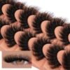 911zs6mXSxL._SL1500_.jpg Mink Lashes Full Volume False Eyelashes 18mm Dramatic Faux Mink Eyelashes Natural Look Cat Eye Volume Eye Lashes Multipack by Focipeysa