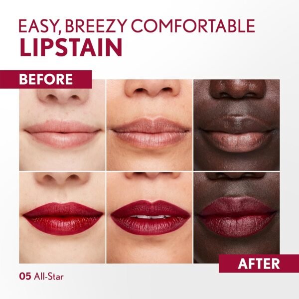 912TmfvCl9L._SL1500_.jpg COVERGIRL Outlast, 05 All-Star, Lipstain, Smooth Application, Precise Pen-Like Tip, Transfer-Proof, Satin Stained Finish, Vegan Formula, 0.06oz
