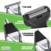 913yUKLlgHL._SL1500_.jpg Wahl USA Stainless Steel Lithium Ion 2.0+ Beard Trimmer for Men - Electric Shaver & Nose Ear Trimmer - Rechargeable All in One Men's Grooming Kit - Model 9864SS