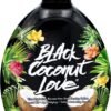 Tanning Paradise Black Coconut Love Tanning Lotion | Coconut Oil | Age-Defying | Tattoo Protecting Formula | Ultra Hydrating Dark Tanning Lotion, 13.5oz
