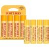 915VU7AzaL._SL1500_.jpg Burt's Bees Lip Balm - Original Beeswax, Lip Moisturizer With Responsibly Sourced Beeswax, Tint-Free, Natural Origin Conditioning Treatment, 4 Tubes, 0.15 oz.