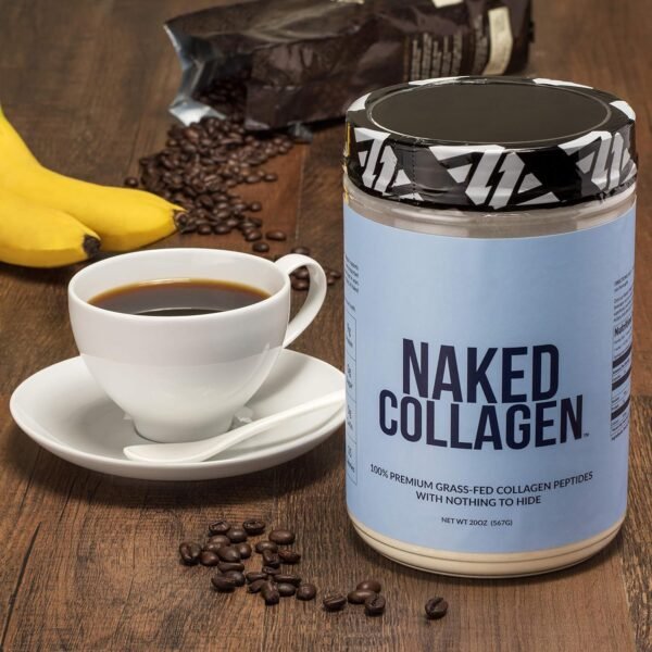 915zZvOA-YL._AC_SL1500_.jpg NAKED Collagen Peptides Protein Powder, 60 Servings, Pasture-Raised, Unflavored Grass-Fed Hydrolyzed Collagen Supplement, Paleo Friendly, Non-GMO, Keto, Gluten Free, 20oz
