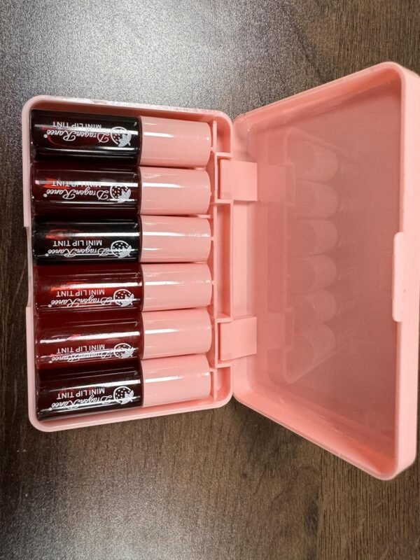 918m5LrgVL._SL1500_.jpg Eakroo 6 Colors Lip Tint Stain Mini Liquid Lipstick, Korean Lip Gloss Moisturizing Natural, Multi-Use Lip and Cheek Tint, Non-Stick Cup, Lightweight, High Pigment, Long-Lasting, Vivid Color