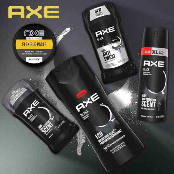 91DBRLrLBiL._SL1500_.jpg AXE Styling Flexible Hair Paste Urban Messy Look 2 Count for An Instant Texture Boost Hair Styling Made Easy 2.64 oz