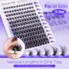 91EYWuUTg8L._SL1500_.jpg Pawotence Lash Clusters Wispy Cluster Eyelash Extensions 10-18mm Individual Lashes DIY Cluster Lashes Extension Soft Comfortable Eyelash Clusters with Thin Band