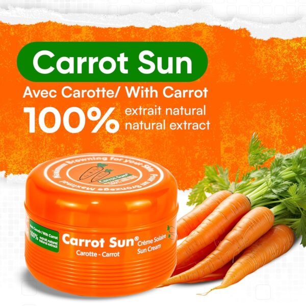 Tanning Accelerator – 350ml Carotene Intensive Tanning Gel – Natural Extract Sun Cream Tanning Lotion for All Skin Types – Tan Lotion with Carrot Oil for Even Beautiful Skin Coloring - SPF0