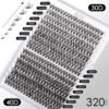 91VwawTXyNL._SL1500_.jpg Lash Clusters DIY Lash Extensions Kit 320pcs Individual Lashes Clusters 30D 40D D Curl Eyelash Extension Kit with Applicator and Lash Bond&Seal,Clusters Lash Glue Remover Mix 10-16mm (30D+40D-320 KIT)
