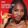 91W5VBm2LhL._SL1500_.jpg Ruby Kisses Broadway Vita-Lip Tinted Lip Gloss (9 Pack) Ultra-Hydrating, Nourishing, Soothing Formula with Vitamins, High-Shine Non-Sticky Lip Balm with Rosehip+Coconut Oil, Pink, Red & Brown Shades
