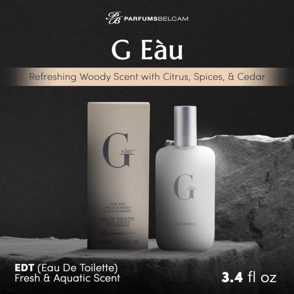 91cEIdvF-UL._SL1500_.jpg Parfums Belcam G Eau, Inspired by Designer Fragrance, Eau de Toilette Spray, 3.4 Fl Oz