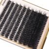 91dAqlnl4L._SL1500_.jpg Focipeysa Lash Extension Kit Thick Eyelash Extension Kit 10-18mm Volume Lash Clusters 200D Individual Eyelashes Kit with Lash Bond, Lash Remover, Lash Applicator, DIY Lashes Extension