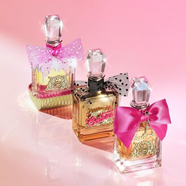 91q576RnsQL._SL1500_.jpg Juicy Couture Viva La Juicy Eau De Parfum, Women's Perfume with Notes of Mandarin, Gardenia & Caramel, Floral & Sweet, EDP Spray
