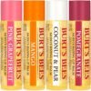 Burt's Bees Lip Balm - Pink Grapefruit, Mango, Coconut & Pear, and Pomegranate Pack, Lip Moisturizer With Beeswax, Tint-Free, Natural Origin Conditioning Treatment, 4 Tubes, 0.15 oz.