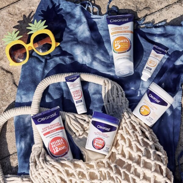 Clearasil Stubborn Acne Control 5in1 Spot Treatment Cream, 1 oz