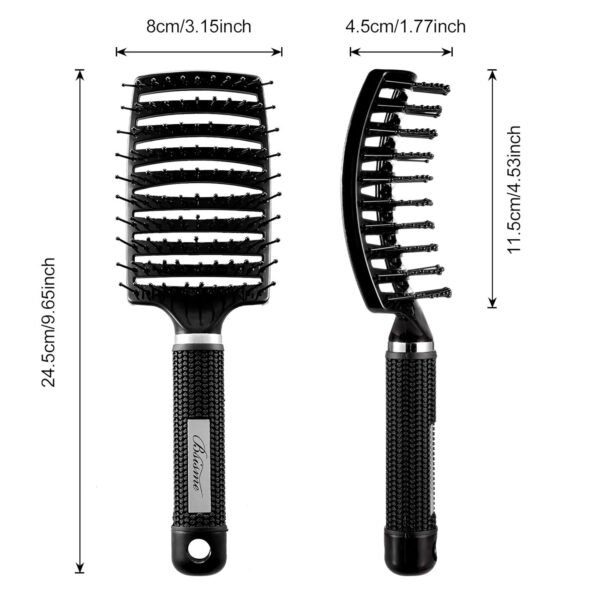 1752067745_7115gH9o-kL._SL1500_.jpg Hair Brush Set, Curved Vented Detangling Hair Brushes for Women Men Kids, Professional Vent Styling Brush for Wet Dry Curly Thick Straight Hair Fast Blow Drying Brush (Pink+ White)