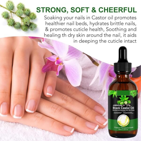 1752166583_71OU3l2KhPL._SL1500_.jpg Black Castor Oil, Cold Pressed Organic Pure Hair Oil For Hair Growth, Natural Carrier Oil for Thicker Eyebrows Eyelashes, Scalp, Face, Skin Moisturizer,Moisturizing Massage Oil for Aromatherapy (1pcs)