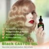 1753021998_81S1nGPGddL._SL1500_.jpg Jamaican Black Castor Oil Cold Pressed,Castor Oil in A Glass Bottle with Glass Dropper, Eyelash&Eyebrow Brushes,Hexane Free for Fuller Thicker Hair, Eyelashes,Moisturizes Skin