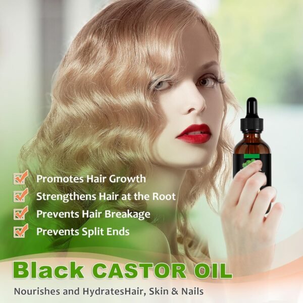 1753021998_81S1nGPGddL._SL1500_.jpg Jamaican Black Castor Oil Cold Pressed,Castor Oil in A Glass Bottle with Glass Dropper, Eyelash&Eyebrow Brushes,Hexane Free for Fuller Thicker Hair, Eyelashes,Moisturizes Skin
