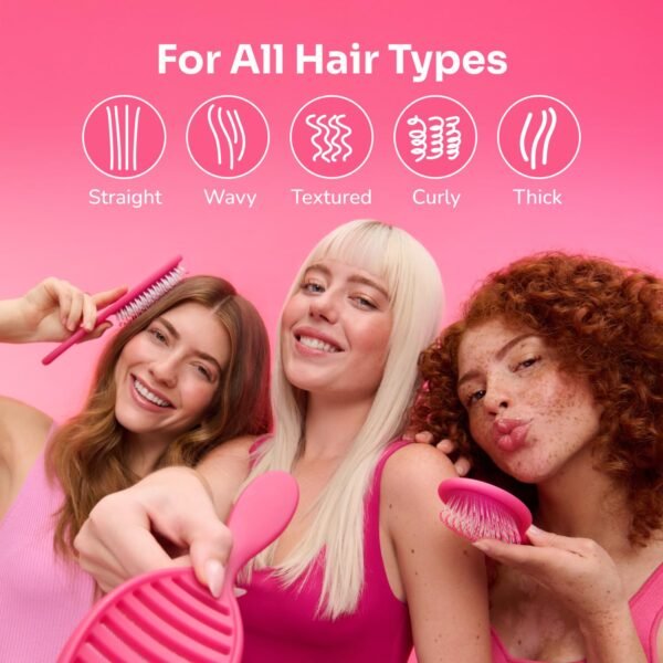 1753225258_71rPRlCZYDL._SL1500_.jpg Wet Brush Original Detangler Hair Brush, Black Frost - Ultra-Soft IntelliFlex Bristles - Detangling Brush Glides Through Tangles For All Hair Types (Wet Dry & Damaged Hair) - Women & Men