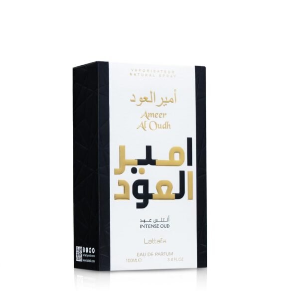 41OoXp7jKL._SL1000_.jpg Lattafa Ameer Al Oud Intense Oud for Unisex Eau de Parfum Spray, 3.4 Ounce