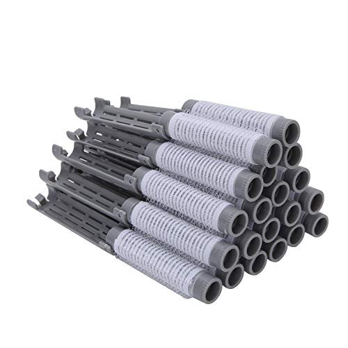 20pcs Hair Perm Rods Fluffy Perming Rod Hair Roller Curler Hairdressing Tool Kit(Purple) Styling Tools & Appliances (Grey)