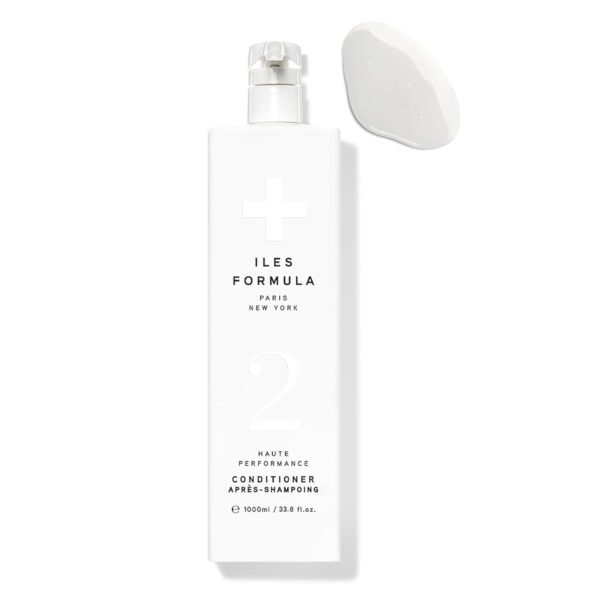 ILES FORMULA Hair Conditioner – Weightless, No Residue, Stops Breakage & Split Ends w/Tucuma Butter, Pracaxi Seed & Vitamins - Transforms Damaged Hair to Lustrous Texture, 34 Fl Oz (1L)