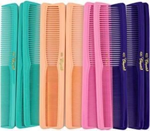 41fTOBoqJNL.jpg 7 inch All Purpose Hair Comb. Hair Cutting Combs. Barber’s & Hairstylist Combs. Fresh Mix 12 Units.