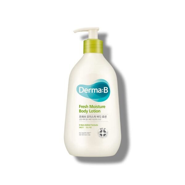 Derma B | Fresh Moisture Body Lotion | Lotion for Extremely Dry Skin | Intensive Skin Moisturizing | Fast-Absorbing & Long-Lasting Moisturizer | Natural Deodorant Cream | Body Care | 3.5 fl oz (400ml)