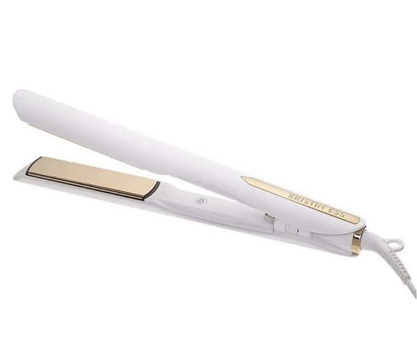 41pDkWG4FvL._SL1000_.jpg Kristin Ess 3-in-One Professional Titanium Hair Straightener Curler 2 in 1 + Beach Waver Combo for Women with Curly, Frizzy + Thick Hair - 1 1/4 Inch Dual Voltage Flat Iron + Travel Cap - 440 Degree