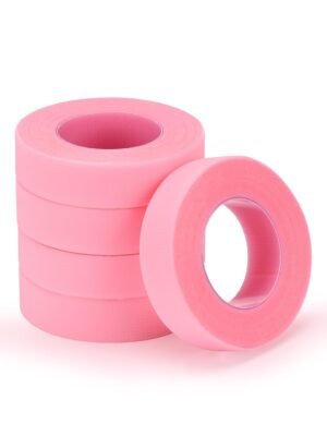 51-UySufEL._SL1500_.jpg TEOYALL PE Lash Tapes, 5 Rolls Adhesive Micropore Breathable Pink Eyelash Extension Tapes Lash Extensions Supplies - 9 meter/10 Yard Each Roll (5 Rolls)