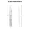 51-ia-MpnIS._SL1500_.jpg 5 pack 5ml Transparent Twist Pen for Cuticle Oil Applicator, Empty Nail Oil Pen with Brush Tip, Eyelash Growth Liquid Tube, Cosmetic Lip Gloss Container (5x)
