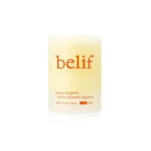 512TgjgKlL._SL1500_.jpg belif Super Knights Multivitamin Lipcerin | Multi-Purpose Glossy Lip Butter Balm with Vitamin B3, C, E & B12 | Smooths Lip Texture & Strengthens Barrier | Hydrating Korean Lip Care for Teens & Women