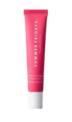 513fxuBFYL._SL1500_.jpg Sumer Friday Lip Butter Balm Pink Guava, Vegan Moisturizing Formula with Shea Butter - Pink Guava -15 g | 0.5 oz.