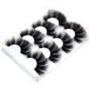 514Whkd5c7L._SL1000_.jpg HBZGTLAD NEW 4 Pairs 3D Mink Hair False Eyelashes Criss-cross Wispy Cross Fluffy length 25mm Lashes Extension Handmade Eye Makeup Tools (MDR-5)