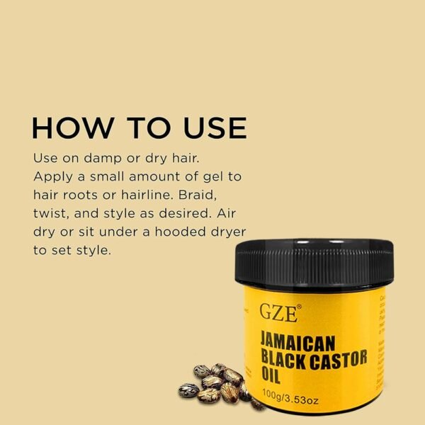 515idhO4ldL._SL1000_.jpg GZE Jamaican Black Castor Oil for Hair Growth Grease and Damaged Dry Scalp - Hair Grease for Men and Women Eyebrow & Eyelashes Nourishment, and Skin Hydration