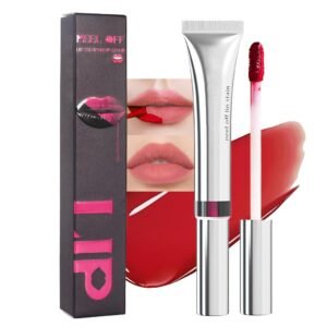 5166CLunzGL._SL1000_.jpg evpct Lip Tains Peel off, Peel off Lip Liner Tattoo Lip Stain Tint Gloss Marker Makeup, Long Lasting Waterproof 24 Hours Matte Finish Transfer-proof Pigmented Color Stay Lipsticks, 125 Nude Pink