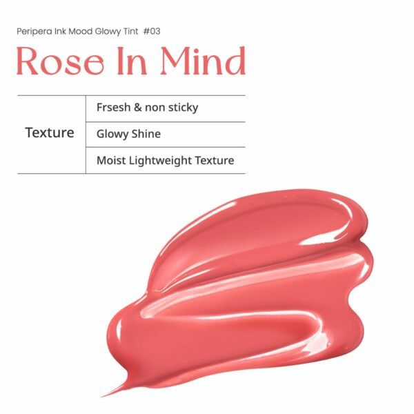 516EOomnSwL._SL1200_.jpg Peripera Ink Mood Glowy Tint (03 ROSE IN MIND (NEW))