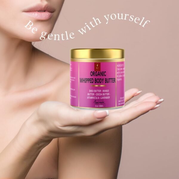 Body butter cream for dry skin, cocoa butter body cream with shea butter and coconut oil, deeply moisturizing and nourishing, 8 fl oz (pack of 1)